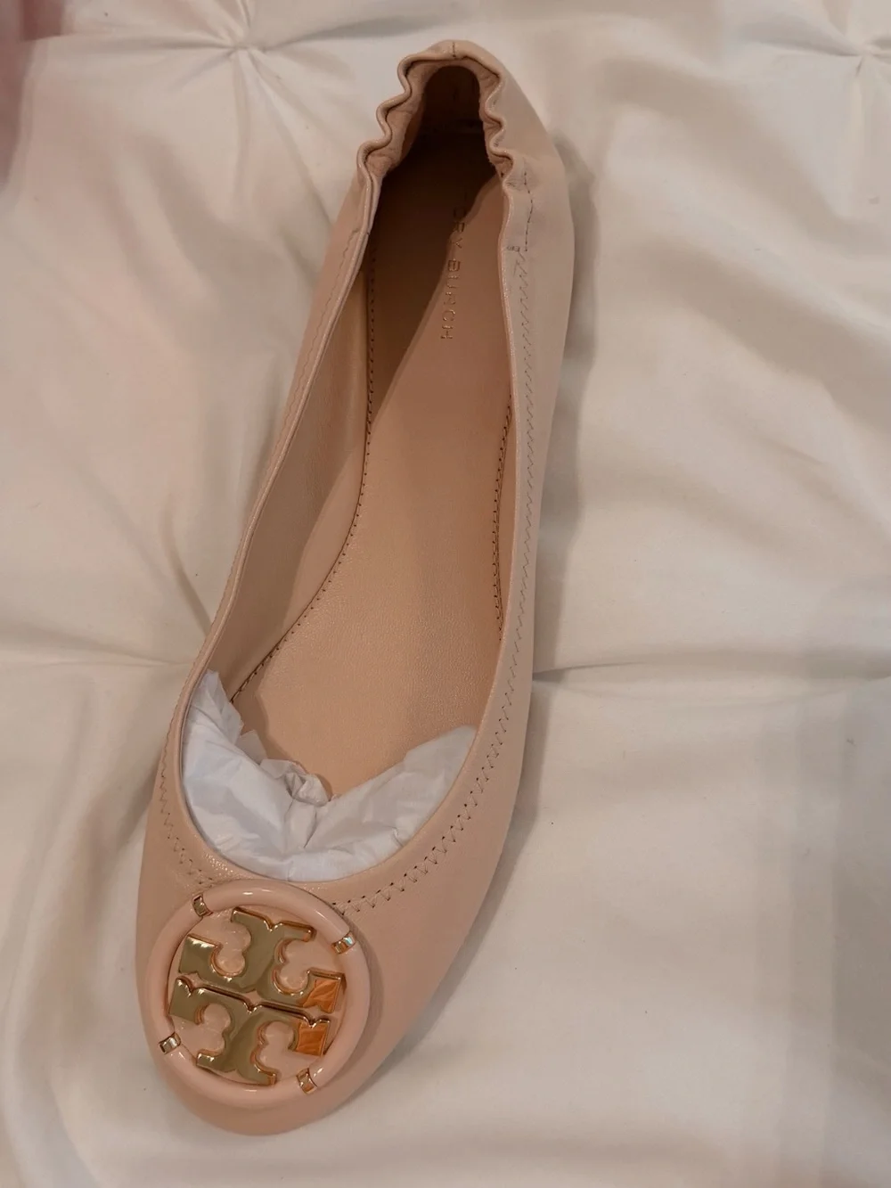 Tory Burch Shell Pink Chelsea Ballet Flats